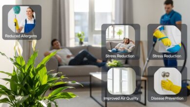 Health Benefits of Professional House Cleaning Services