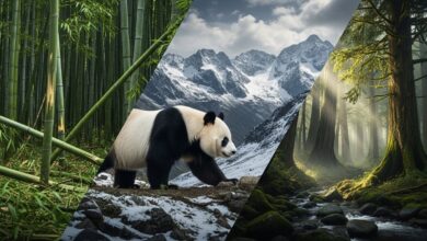The nomadic panda